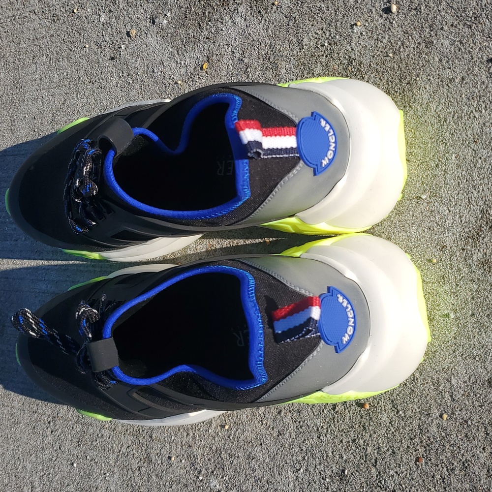 Moncler Lunarove Low Top Sneakers Size 12 - Picture 5 of 11